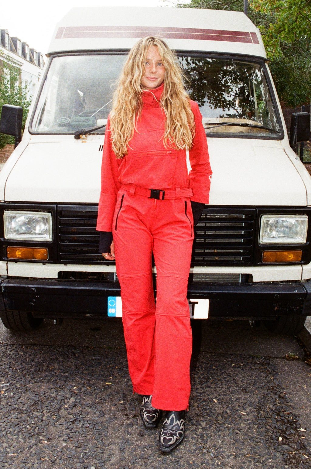The Rockies Ski Suit - Fiery Red