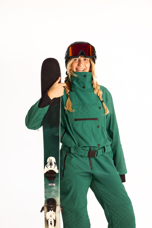 The Rockies Ski Suit - Alpine Green