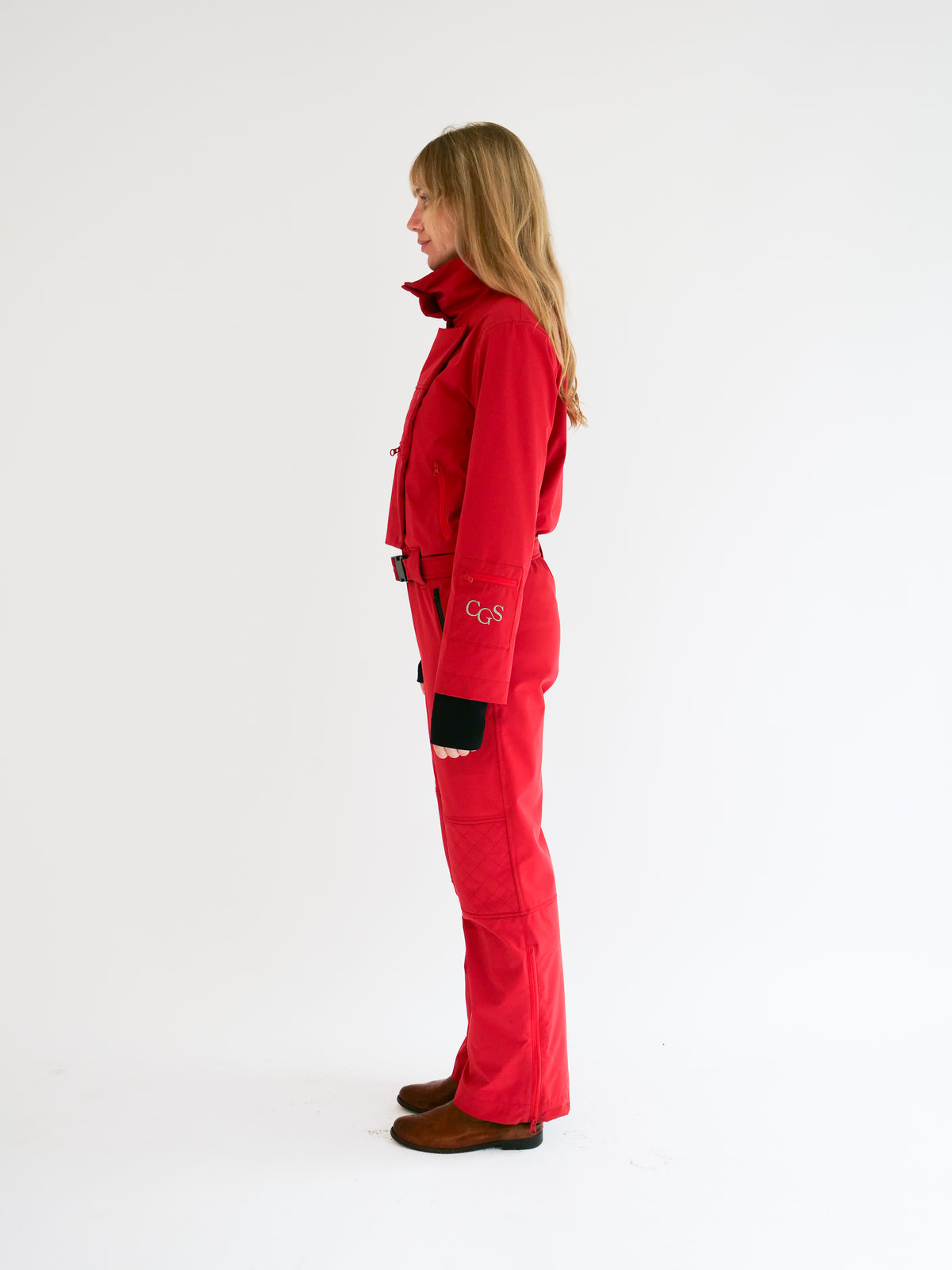 The Rockies Ski Suit - Fiery Red